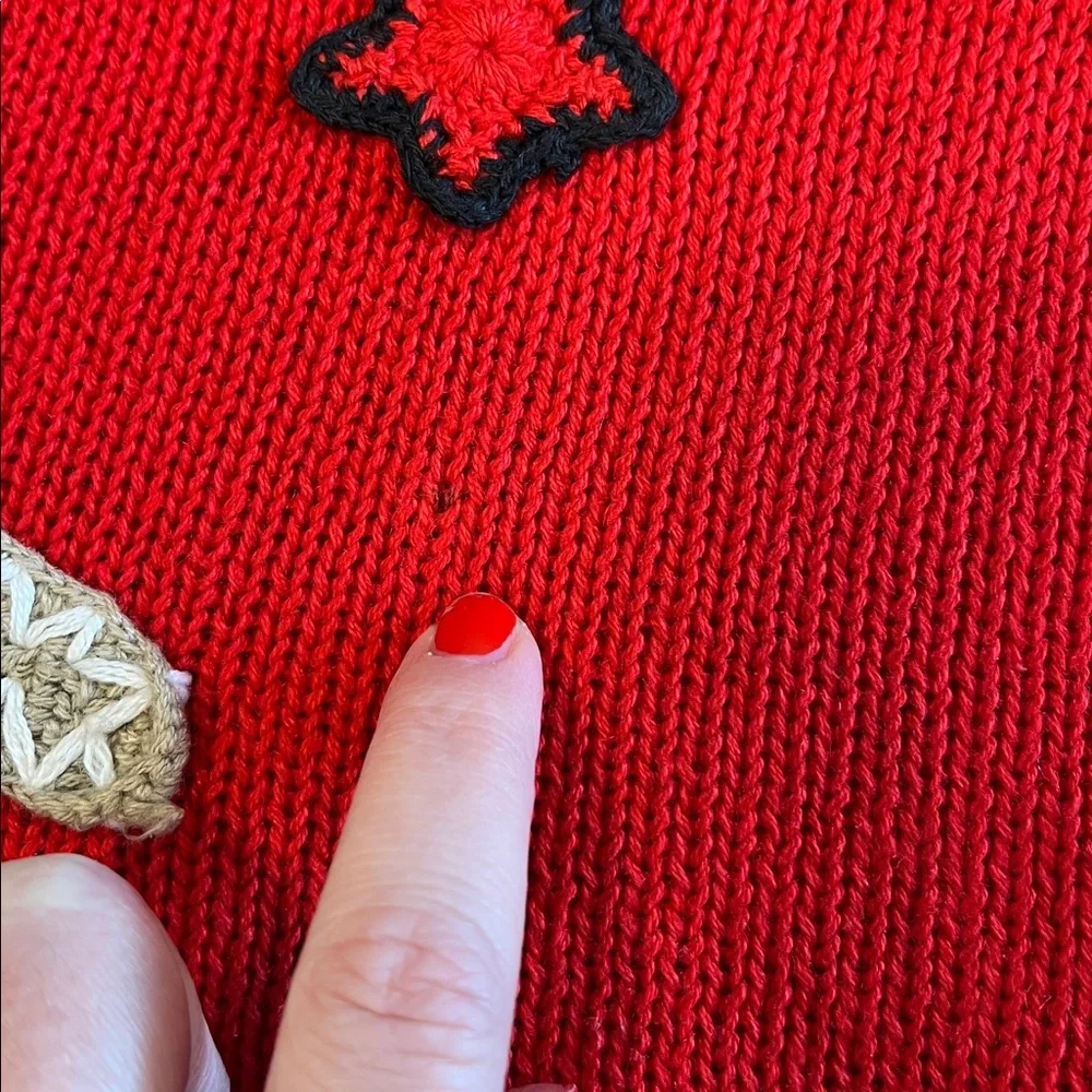 Novelli Red Christmas Sweater - m,‎ vintage